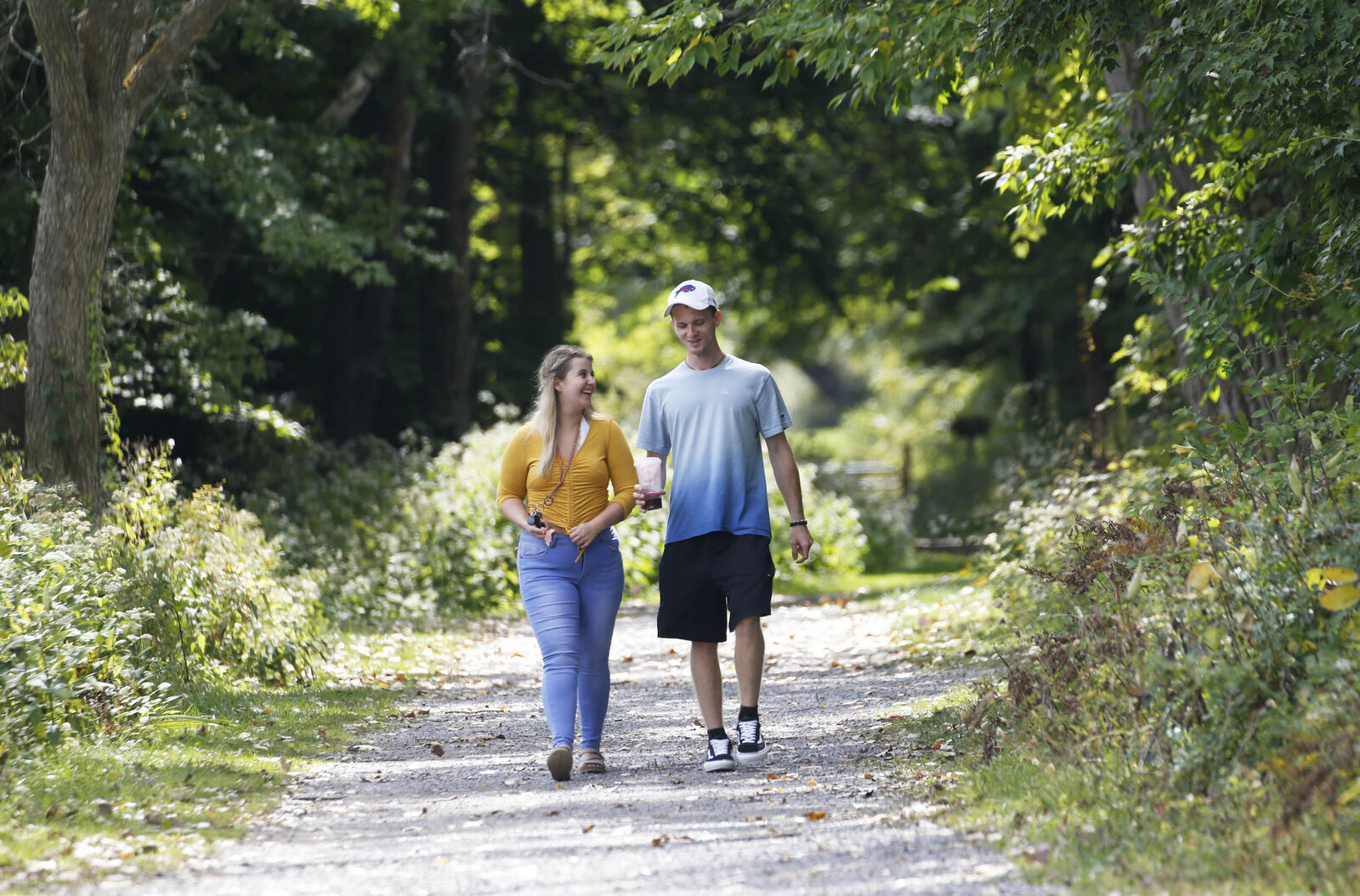Strolling through the woods